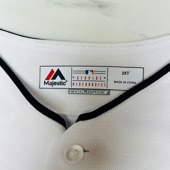 Majestic Cleveland Indians Jersey 'Fransisco Lindor' size 2XT - Picture 3 of 4